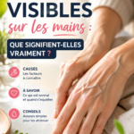 Visibilité des veines sur des mains humaines