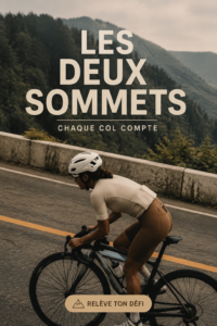 Femme âgée de 30 à 50 ans en train de faire du vélo en pleine nature, rayonnante de bonheur et de dynamisme.