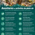 Femme courant dans un paysage naturel, illustrant les activités outdoor
