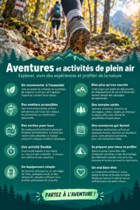 Femme courant dans un paysage naturel, illustrant les activités outdoor