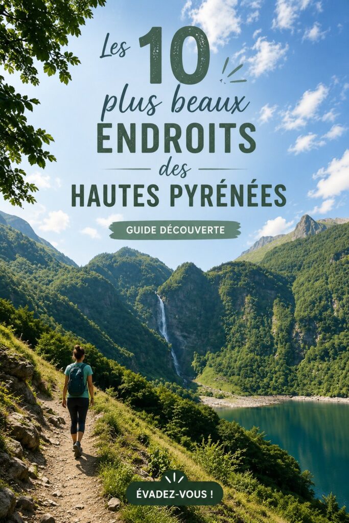 Un paysage montagnard spectaculaire des Hautes-Pyrénées, parfait pour les amateurs de randonnée.