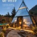 Chalet en verre cosy entouré de forêt