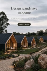 Chalet moderne au design scandinave lumineux et accueillant