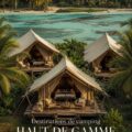 Un spectacle de camping de luxe entouré de nature,