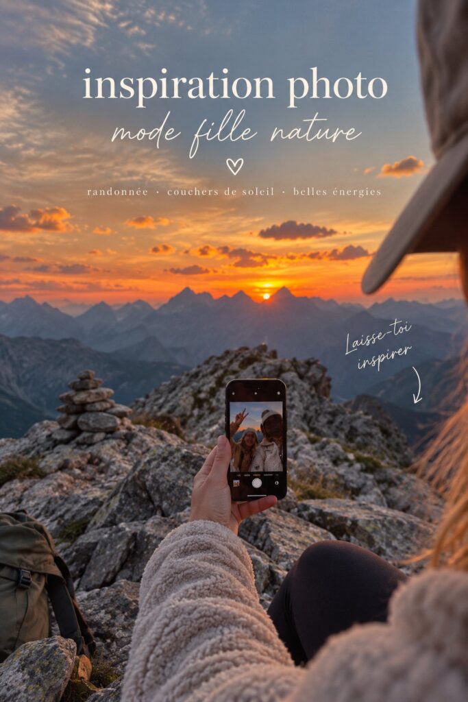 Femme en tenue de style Granola Girl lors d'une activité de plein air, mêlant confort et esthétique