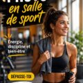 Femme prenant des photos de son entraînement en salle de sport