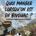 Femmes préparant des repas en pleine nature lors d'un bivouac