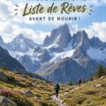 Groupe de femmes heureuses en pleine randonnée au bord d'un lac.