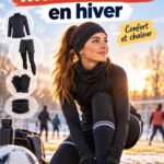 Femme en tenue de football d'hiver, prête pour un match en extérieur