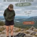 Femme en tenue de randonnée d'été, prête pour l'aventure en pleine nature