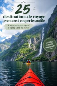 Une femme en pleine exploration dans un monde d'aventure au cœur de paysages époustouflants.