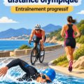 Athlètes se préparant pour l'Ironman 70.3 à Venise